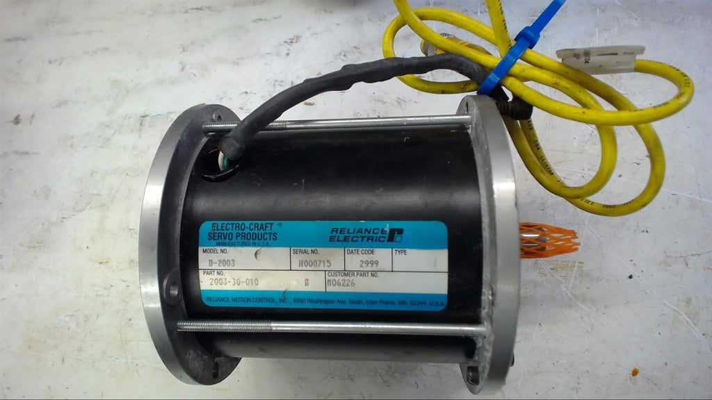 RELIANCE ELECTRIC D-2003 2003-30-010 SERVO MOTOR