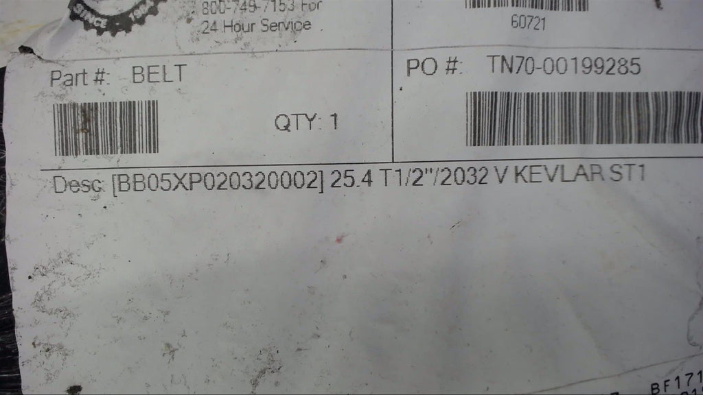 TIMING BELT 25.4T1/2"/2032 V KEVLAR ST1
