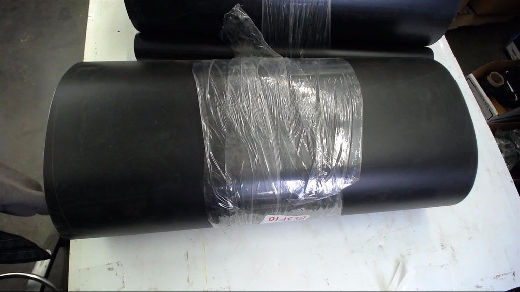 CONVEYOR BELT, SMOOTH BLACK TOP, CONTINUOUS 63.750" LONG X 12" WIDTH