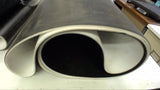 CONVEYOR BELT, SMOOTH BLACK TOP, CONTINUOUS 63.750" LONG X 12" WIDTH