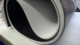 CONVEYOR BELT, SMOOTH BLACK TOP, CONTINUOUS 63.750" LONG X 12" WIDTH