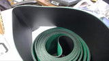 HNI-5PE CONVEYOR BELTTING 2-5/8" W X 14' LONG X .035 THICK , GREEN SMOOTH TOP