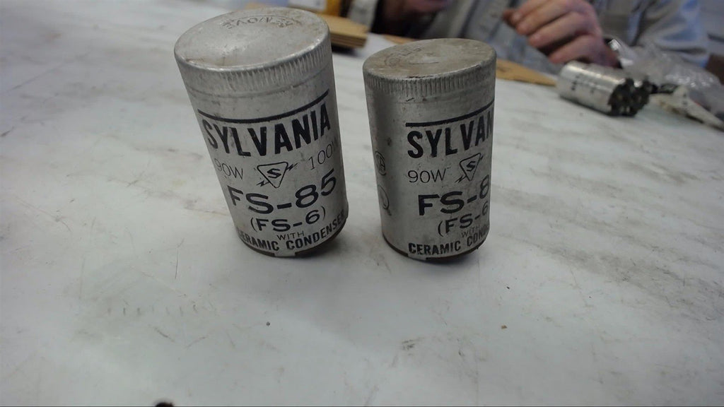 LOT OF 2--SYLVANIA FS-85 90W-100W STARTER