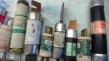 LOT OF 45 ASSORTED FUSES VARIOUS AMPERAGE