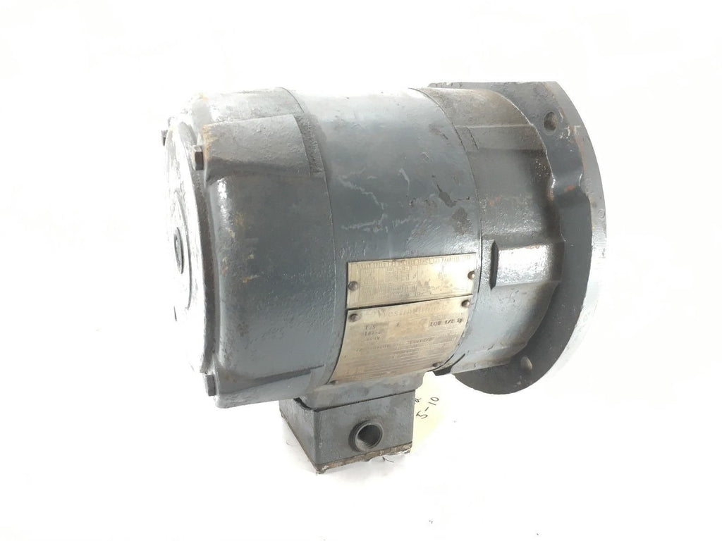 WESTINGHOUSE 1.5 HP 220/440 VOLT FRAME 182D MODEL ABNV MOTOR - USED
