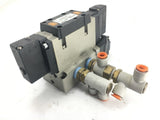 SMC NVFS4300-5FZ SOLENOID VALVE - USED