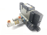 SMC NVFS4300-5FZ SOLENOID VALVE - USED
