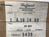 HOFFMAN A-16 14 SC JIC BOX SCREW COVER LESS PANEL GRAY HAMMERTONE