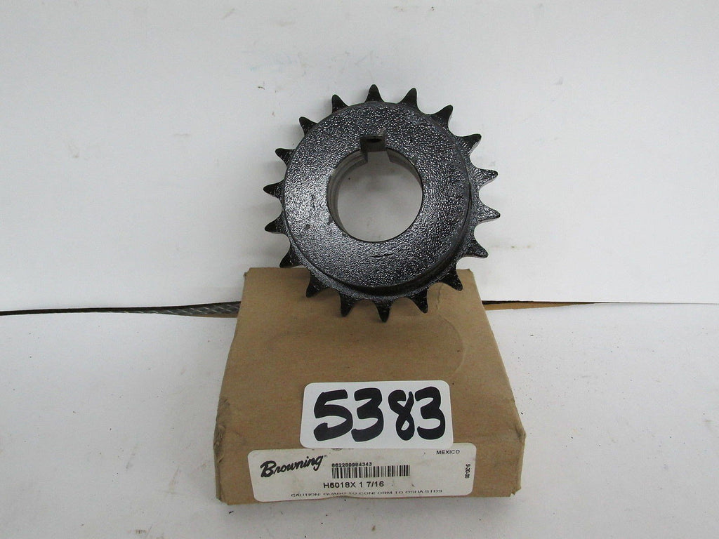 Browning Sprocket H5018X1 7/16 50 Chain 18 Teeth 1 7/16" Bore New