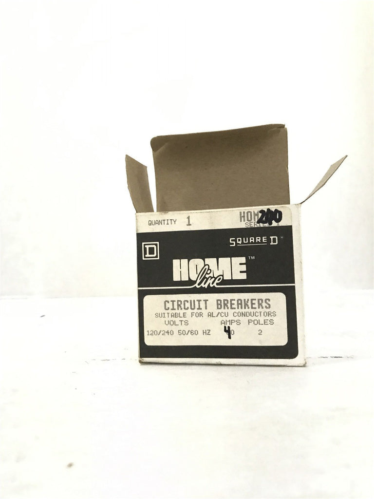 SQUARE D HOMELINE HOM250 CIRCUIT BREAKER 120/240V 50/60HZ 50 AMP 2 POLE