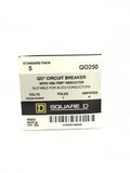 SQUARE D QO250 SET OF 3 CIRCUIT BREAKER 120/240V 50/60HZ 2 POLE 50AMP