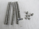 100+ ALUMINUM STACKABLE STANDOFFS/ SPACERS - NOT THREADED - MALE X FEMALE 5/16"