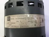 GE 5KSP29MK1721S AIR OVER MOTOR 115 VOLTS, 1050/2 ROM, 1/6 HP, SINGLE PHASE