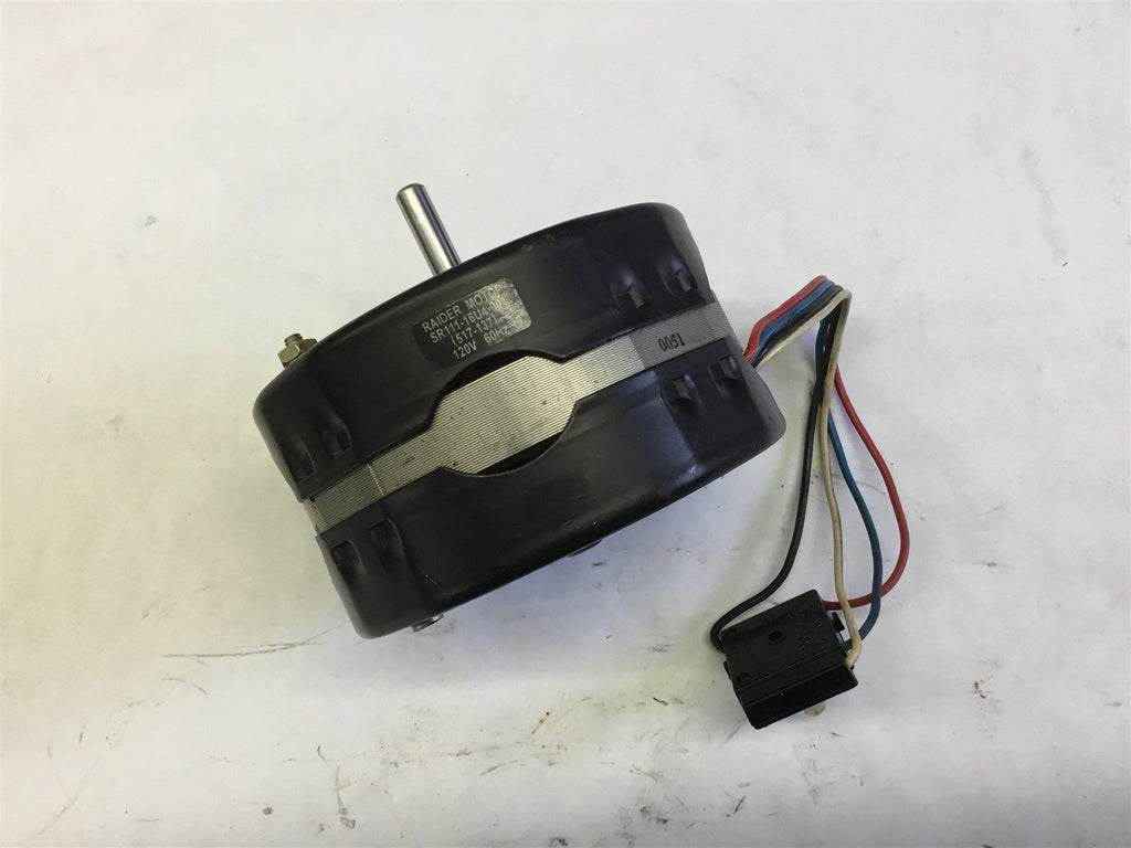 RAIDER MOTOR SR111-16U4-001 120 VOLTS 60 HZ FAN MOTOR