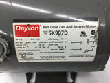 DAYTON 5K907D 1/4 HP FAN AND BLOWER MOTOR 115 VOLTS, 115 VOLTS, 48Y FRAME