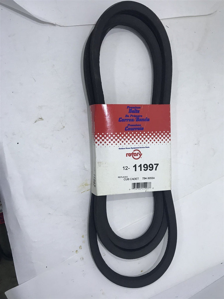 ROTARY BELTS 12-11997 REPLACES CUB CADET 754-3055A