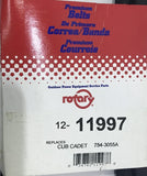 ROTARY BELTS 12-11997 REPLACES CUB CADET 754-3055A