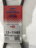 ROTARY BELT 12-11483 REPLACES MTD 754-0468 & 954-0468