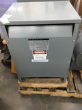 SQUARE D 15T6HCU 15 KVA TRANSFORMER 480 PRI 240 SEC 3 PHASE