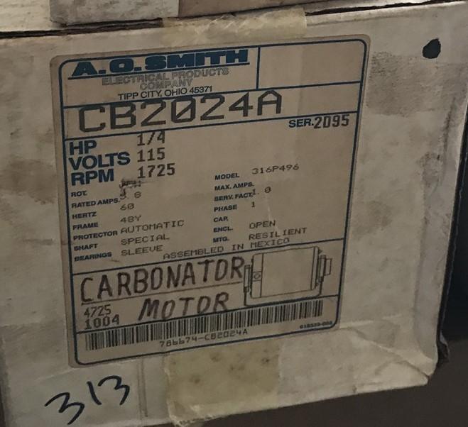 AO SMITH CB2024A 1/4HP 115V 1725RPM