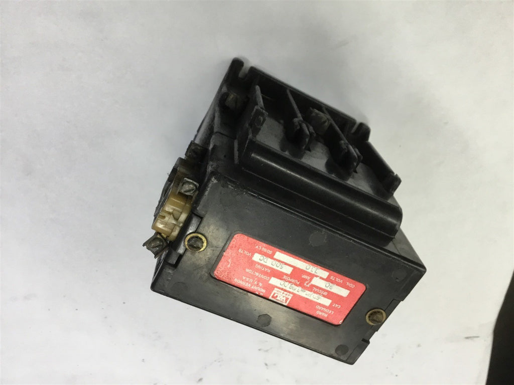 WARD LEONARD 5DP1-101000 CONTACTOR 30 AMP, 500 DC VOLTS, 110 COIL