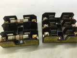 LOT OF 4-- BUSS BM6033B FUS BLOCKS 30 AMP 600 VOLTS