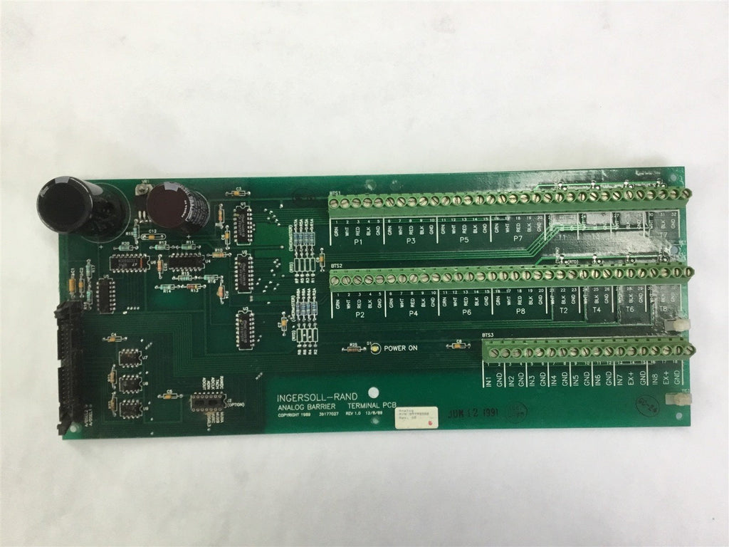 INGERSOLL-RAND ANALOG BARRIER TERMINAL PCB 39795585