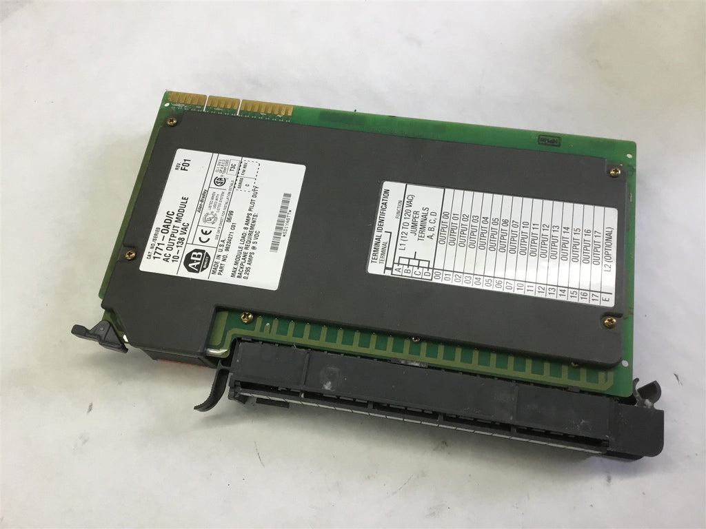 ALLEN-BRADLEY 1771-OAD/C 10-138 VAC OUTPUT MODULE