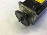 FANUC A06B-0374-B175 AC SERVO MOTOR 0.5 KW 66 VOLTS, 4.5 AMP, 200 HZ, 3000 RPM