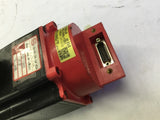 FANUC A06B-0374-B175 AC SERVO MOTOR 0.5 KW 66 VOLTS, 4.5 AMP, 200 HZ, 3000 RPM