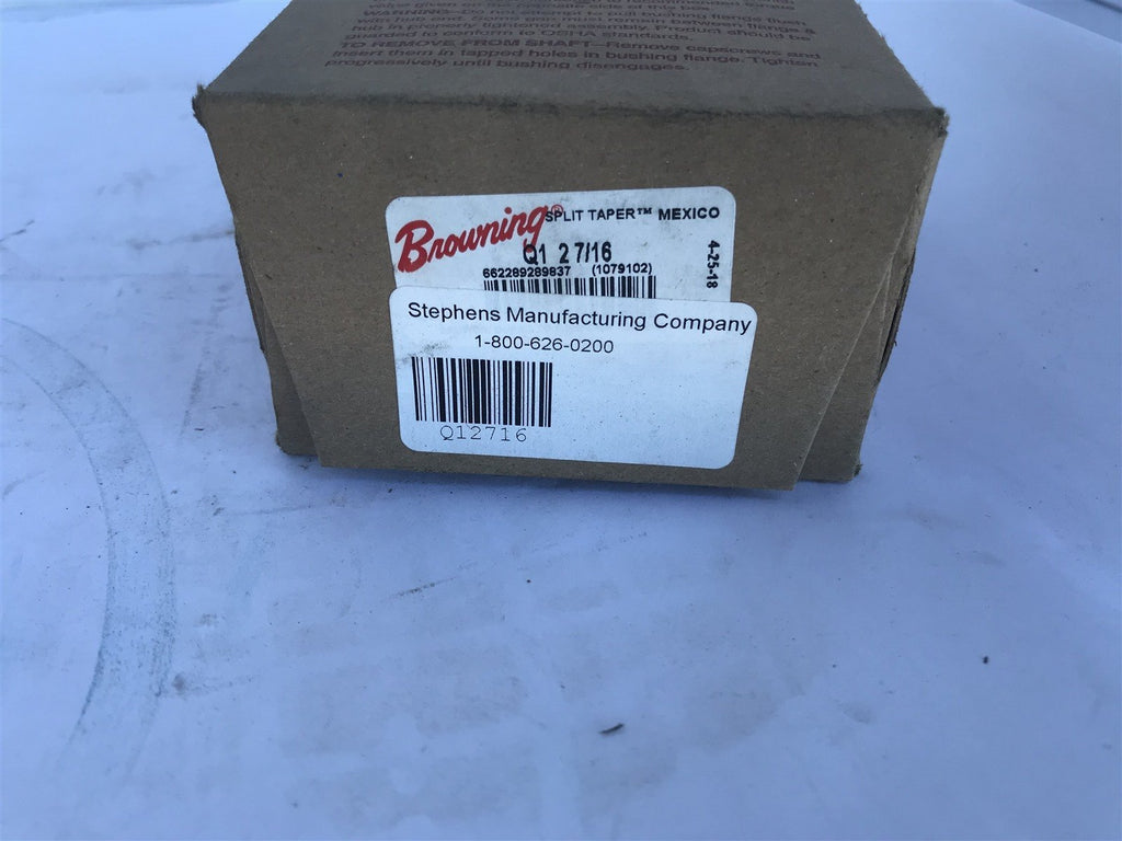 Browning Woods Q1 2-7/16" Taper Lock Bushing