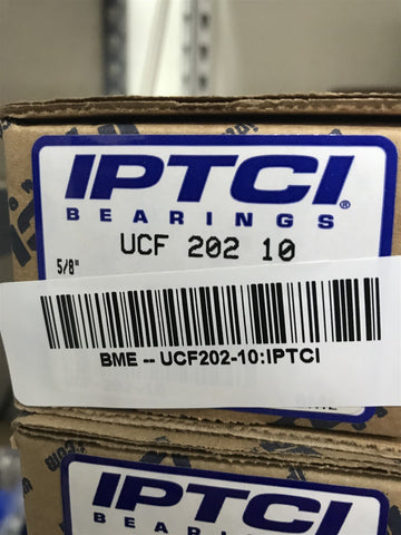 IPTCI UCF 202 10 5/8" Square 4 Bolt Flange Block Mounted Bearing Unit