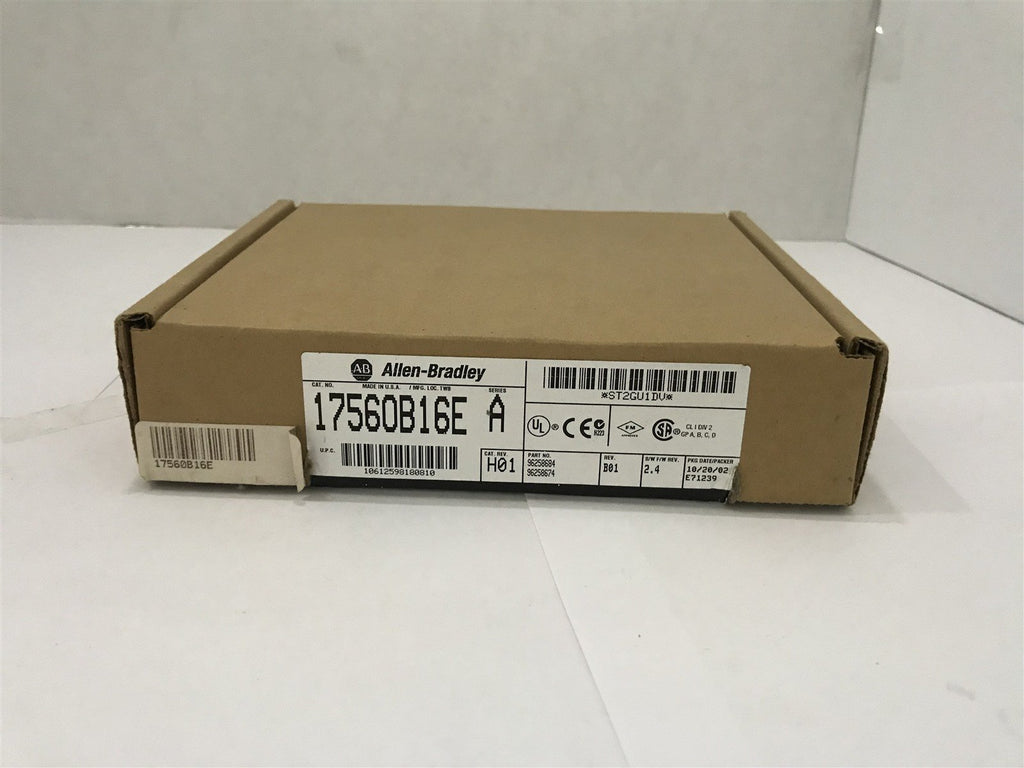 ALLEN BRADLEY 17560B165 SERIES A OUTPUT MODULE 24VDC
