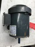 GE 5K49MN4105 1 HP AC MOTOR 208-230/460 VOLTS, 1725 RPM, 4P, 56 FRAME 3 PHASE