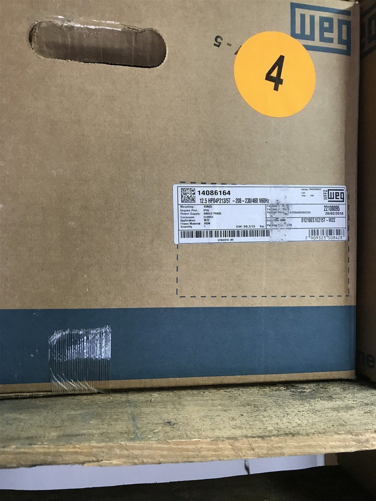 WEG 14086164 12.5HP 208-230/460V
