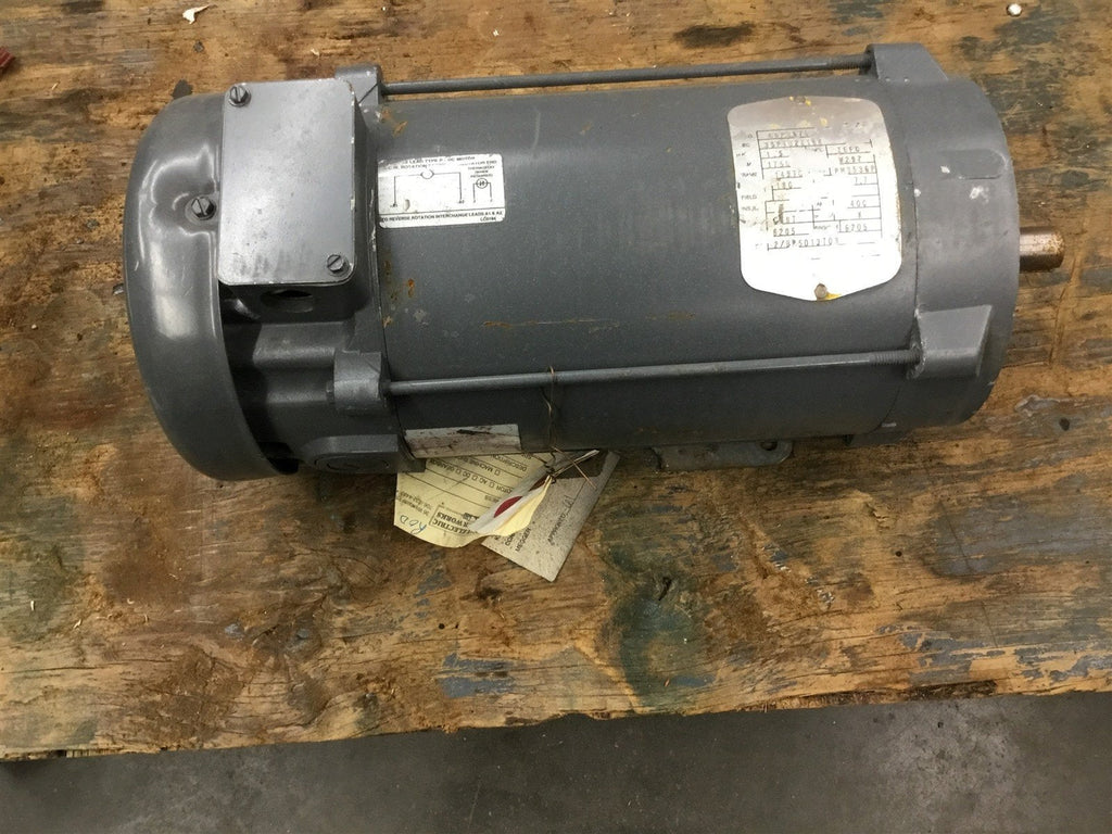 BALDOR CDP3576 1.5 HP DC MOTOR 180 ARM VOLTS, 1750 RPM, 145TC FRAME