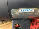 LEESON 121678.00 1 HP AC BRAKE MOTOR 208-230/460 VOLTS, 1800 RPM, 4P,