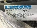 MARATHON 5ZN56B34D150A 1 1/2 HP AC MOTOR 115/208-230 VOLTS, 3450 RPM, 2P,