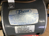 DOERR 3M266A 1/3 HP AC MOTOR 230 VOLTS, 1100 RPM, 6P, SINGLE PHASE, 48Y FRAME