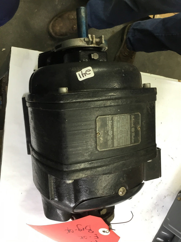 LELAND TYPE R NO 669PG 26339 1/3 HP 1725 RPM, SINGLE PHASE 35 FRAME