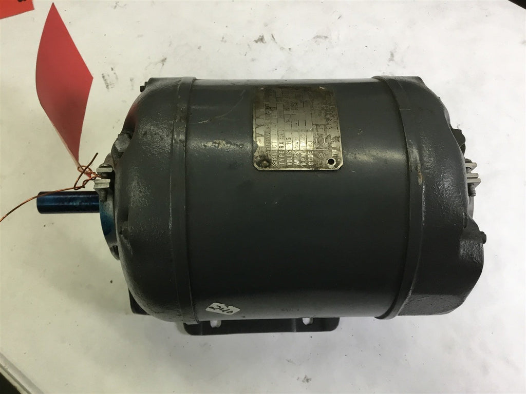 1/3 HP AC MOTOR 115/230 VOLTS, 1725 RPM, 4P, SINGL EPHASE, 56 FRAME