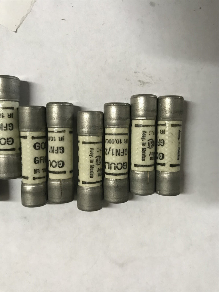GOULD GFN 1/2 LOT OF 9 FUSES