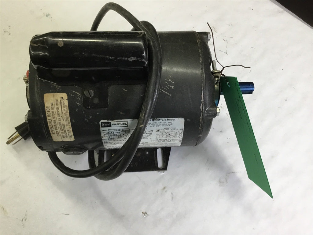 3/4 HP AC MOTOR 115/230 V 3450 RPM 2P SINGLE PHASE 60 HZ 56 FRAME