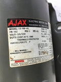 AJAX 13-RB-40 .33 HP AC MOTOR 115/230 VOLTS 1725 RPM 4P 56Z FRAME SINGLE PHASE