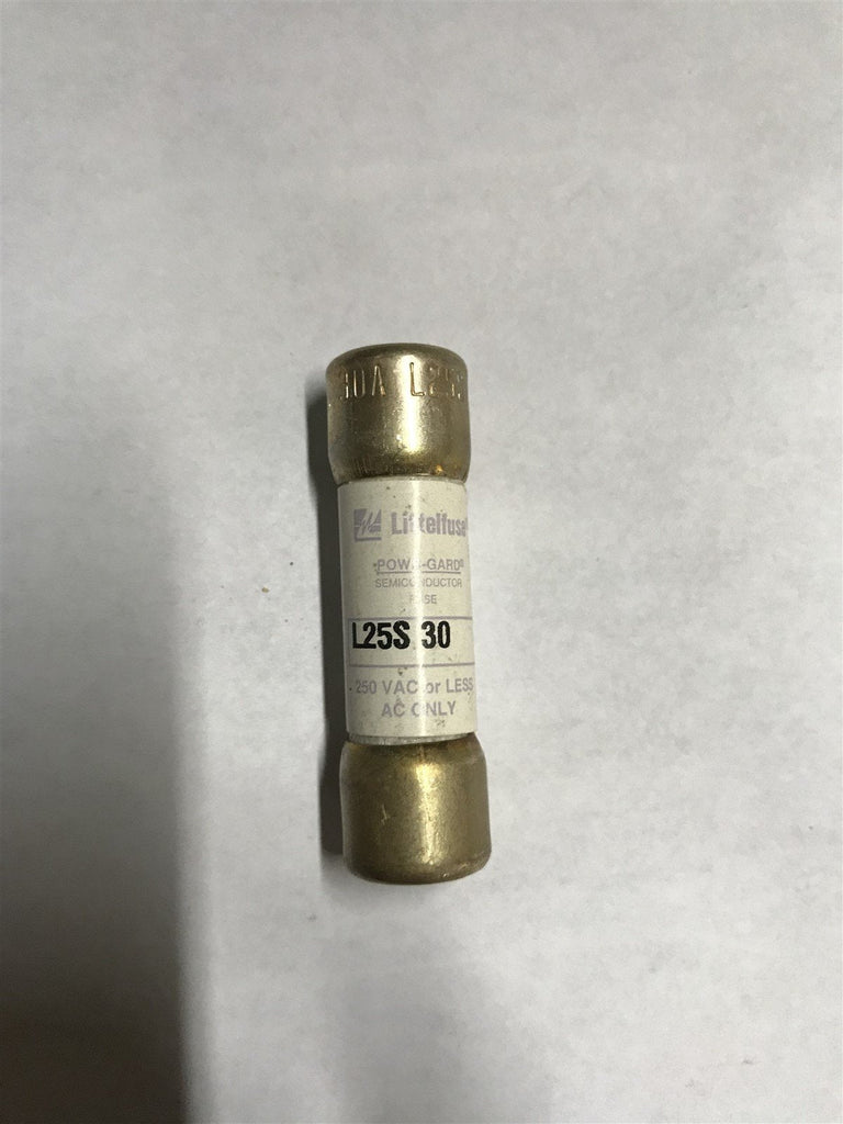LITTELFUSE L25S 30 AMP 250V FUSES LOT OF 13