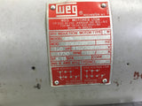 WEG RBL11856 1 HP AC MOTOR 115/208/230 VOLTS, 1730 RPM, 4P, SINGLE PHASE