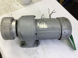 NISSEI 73521166001 0.4KW 4P 60:1 RATIO 220 V 1.8 AMP, 1710 RPM