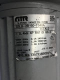NISSEI 73521166001 0.4KW 4P 60:1 RATIO 220 V 1.8 AMP, 1710 RPM