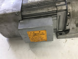 MITSHUBISHI 0.4 KW 4P 3 PHASE GEARED MOTOR GM-SB 1:10 GEAR RATIO 200 VOLT