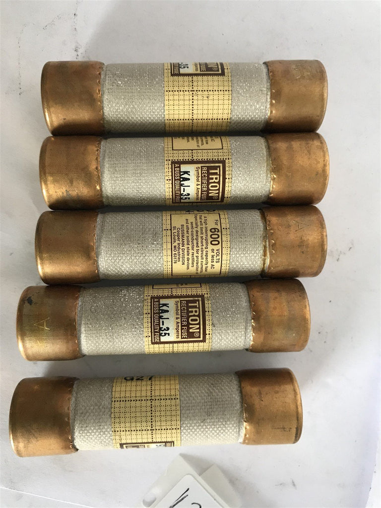 FUSETRON KAJ 35 LOT OF 5